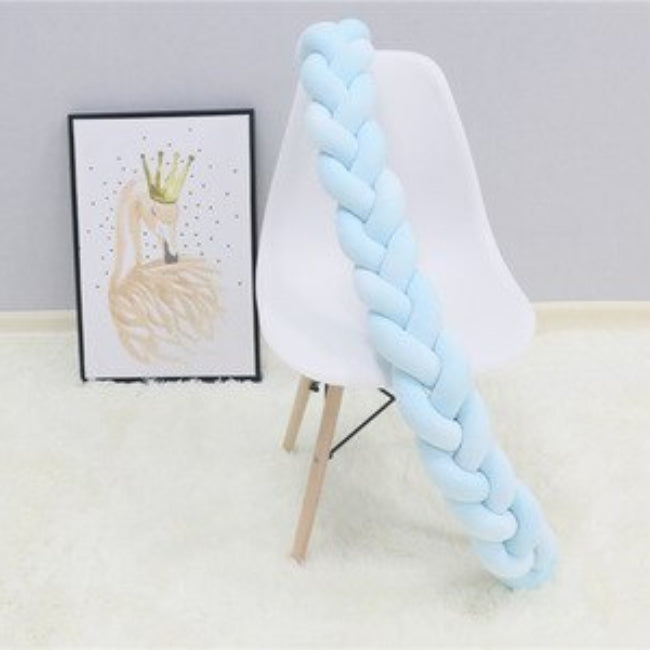 Tour de Lit Tressé, Coussin à Nœuds Doux pour une Décoration de Chambre de Bébé Sûre et Douillette Literie pour bébés Electro Paris