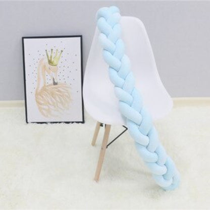 Tour de Lit Tressé, Coussin à Nœuds Doux pour une Décoration de Chambre de Bébé Sûre et Douillette Literie pour bébés Electro Paris