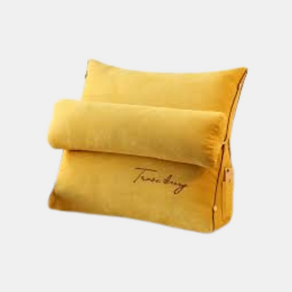 Coussin de Lecture Triangulaire – Coussin Ergonomique en Mousse à Mémoire de Forme pour Lit Coussins spécialisés Electro Paris Jaune