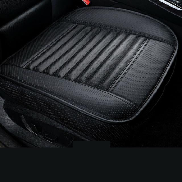 Coussin de siège voiture en cuir confort avec charbon actif Electro Paris Noir