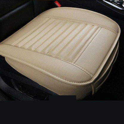 Coussin de siège voiture en cuir confort avec charbon actif Electro Paris Beige