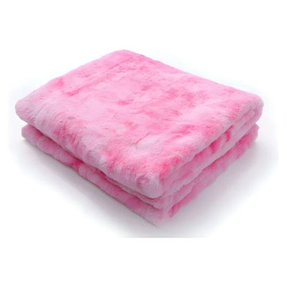 Couverture Réversible en Polaire Ultra-Douce – Confort pour Chambre et Salon Electro Paris Rose 130x160cm