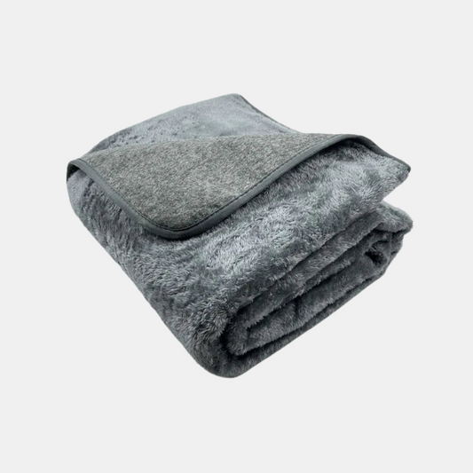 Couverture Chauffante 12V pour Voiture et SUV – Plaid de Voyage Électrique avec Minuterie Accessoires automobiles Electro Paris Gris 160cm x 80cm