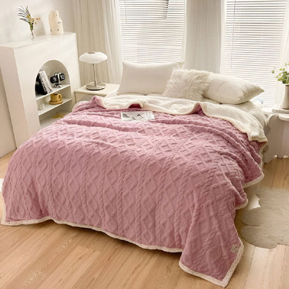 Plaid Moelleux en Fausse Fourrure – Couverture Décorative Douce pour Canapé et Lit Couvertures et plaids Electro Paris