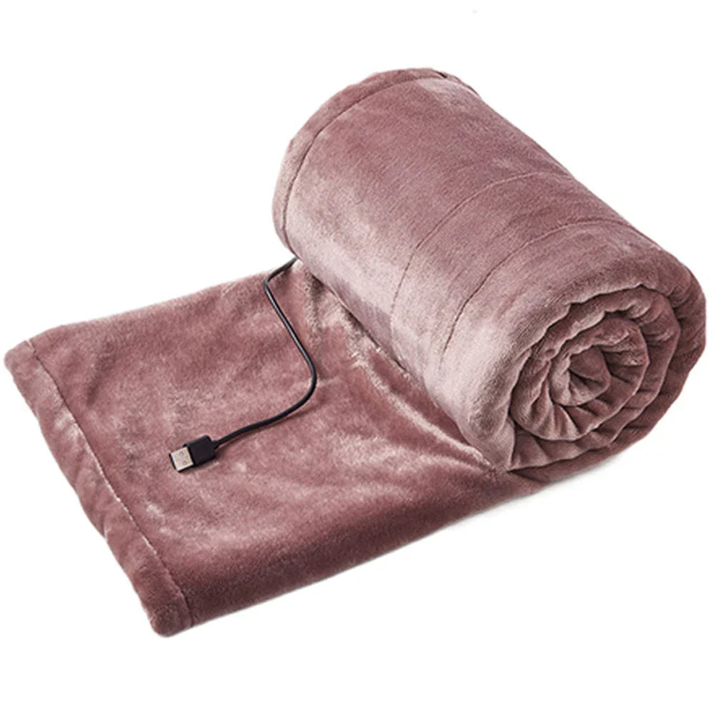 Ceinture Chauffante Sans Fil Portable – Coussin Chauffant Électrique pour Douleurs et Crampes Couvertures Électriques Electro Paris Rose 100cm x 80cm