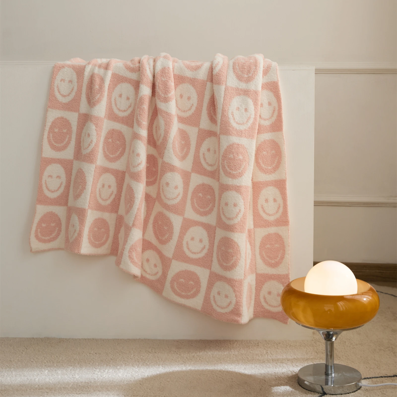 Plaid Tissé Esthétique Indie – Couverture Artistique Réversible en Coton pour Canapé ou Tenture Murale Couvertures et plaids Electro Paris