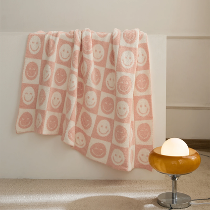 Plaid Tissé Esthétique Indie – Couverture Artistique Réversible en Coton pour Canapé ou Tenture Murale Couvertures et plaids Electro Paris