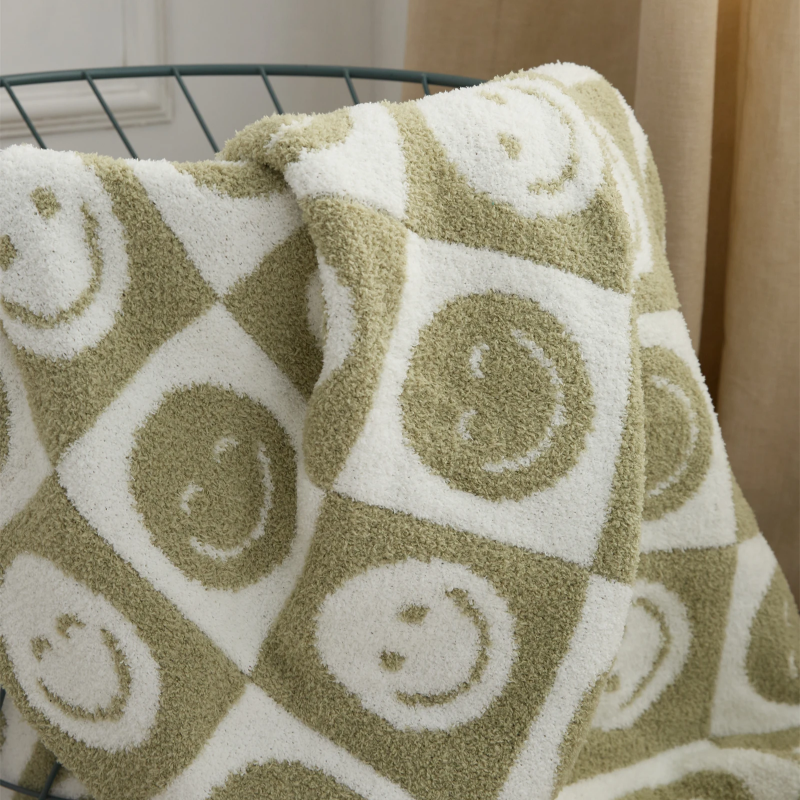 Plaid Tissé Esthétique Indie – Couverture Artistique Réversible en Coton pour Canapé ou Tenture Murale Couvertures et plaids Electro Paris