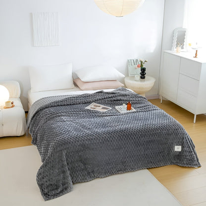 Plaid Réversible Moelleux – Couverture Ultra-Douce en Polaire Sherpa pour Canapé et Lit Linge de lit Electro Paris