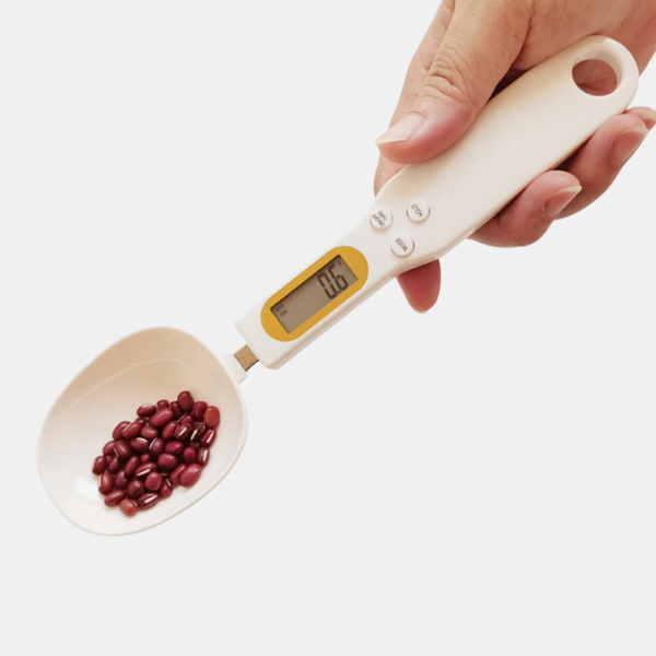 Cuillère Pèse-Aliments – Mesure Précise et Numérique Electro Paris Blanc