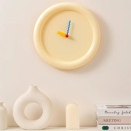 Horloge Murale Moderne Colorée – Le Temps Joyeux au Style Memphis Wall clock Electro Paris