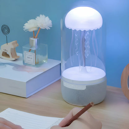 Lampe Méduse Lumineuse Et Haut-Parleur Bluetooth Portable À Effet Aquatique Portable Jellyfish Lamp Speaker Electro Paris
