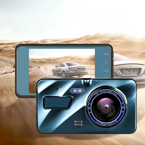 Dashcam Sans Fil Avant/Arrière – Vision Nocturne pour Voiture Dash Cam Electro Paris