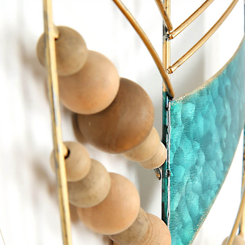 Décoration Murale En Fer Et Bois Forme Plume Pour Intérieurs Élégants Et Contemporains Artwork Electro Paris