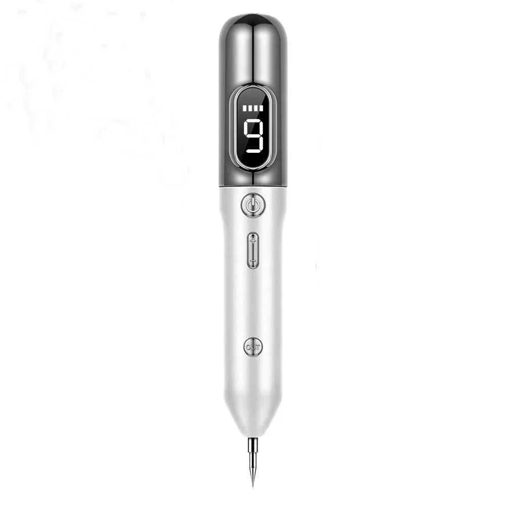 Stylo Plasma Professionnel pour l’Élimination Précise des Imperfections Cutanées Facial tool Electro Paris Argent