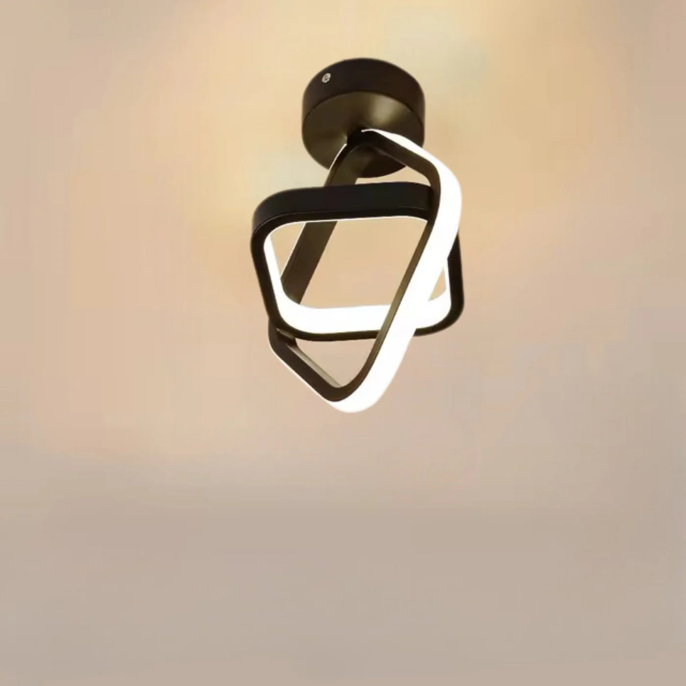 Plafonnier LED Moderne – Lampe Encastrée à 3 Couleurs Réglables Éclairage Electro Paris Noir Blanc chaud