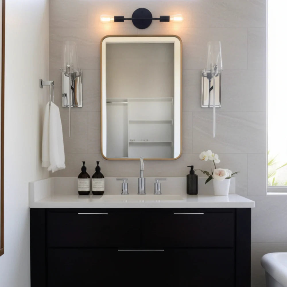 Applique Murale Intérieure Moderne – Luminaire Élégant en Noir, Argent ou Doré Appliques murales Electro Paris