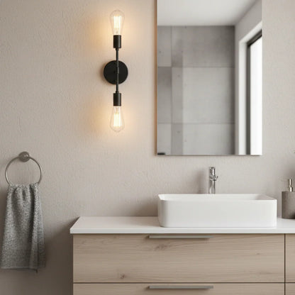 Applique Murale Intérieure Moderne – Luminaire Élégant en Noir, Argent ou Doré Appliques murales Electro Paris Noir