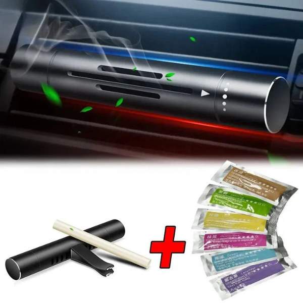 Diffuseur de Parfum pour Voiture – Fraîcheur Durable avec Diffusion Réglable Car Air Vent Perfume Clip Electro Paris Ensemble de 8 Pièces Noir