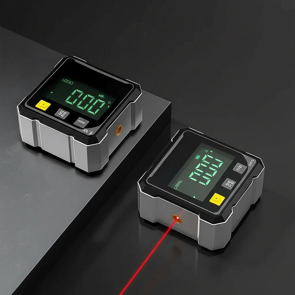 Mesureur D’Angles Numérique Avec Laser Et Base Magnétique Pour Une Précision Maximale Measuring tool Electro Paris