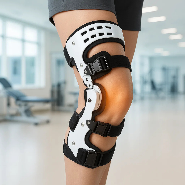 Genouillère Orthopédique Pour Arthrose Avec Support Médial Et Latéral Pour Soulagement De La Douleur Knee brace Electro Paris