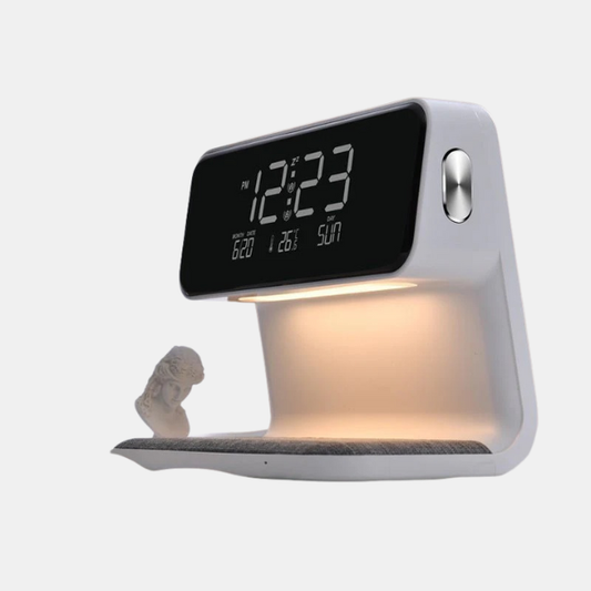 Dispositif Intelligent avec Station de Charge et Lumière Electro Paris Blanc