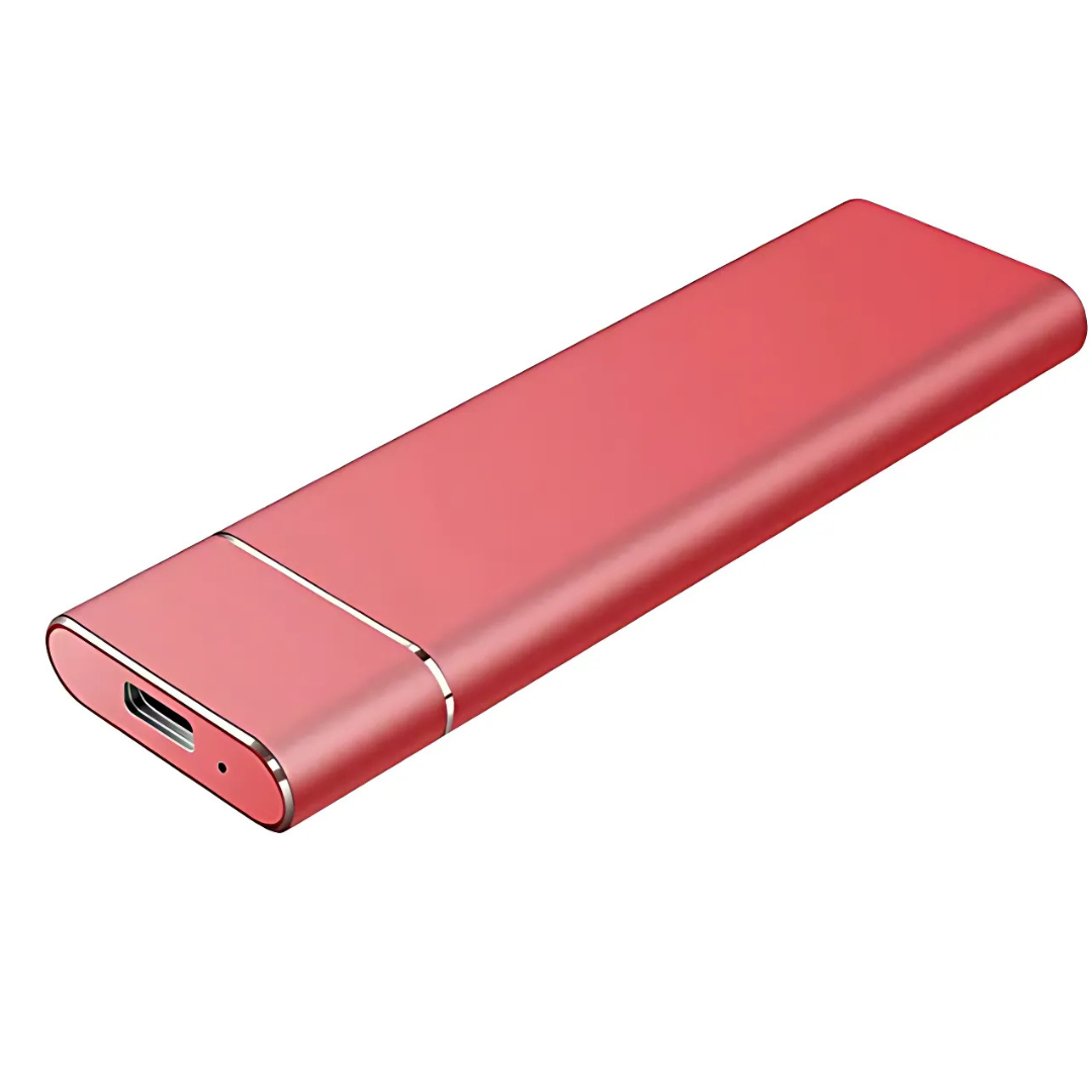 Disque Dur Externe USB 3.0 – Boîtier Aluminium Compact et Portable Disque dur Electro Paris Rouge 128 GB