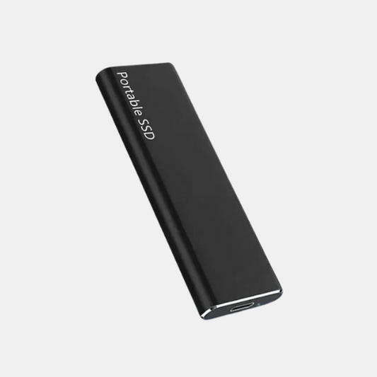 Disque Dur Externe 4To pour PC & Mac – Stockage USB-C Portable Ultra-Fin Disques durs externes Electro Paris Noir 4 TB