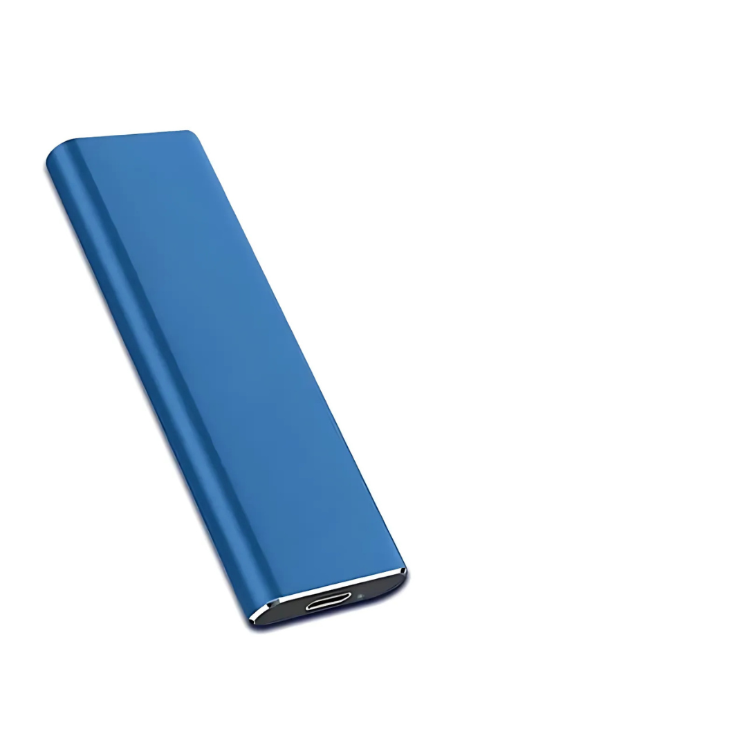 Disque Dur Externe SSD 4 To USB 3.1 Type-C – Stockage Portable Ultra Mince Disque dur Electro Paris Bleu 4 TB