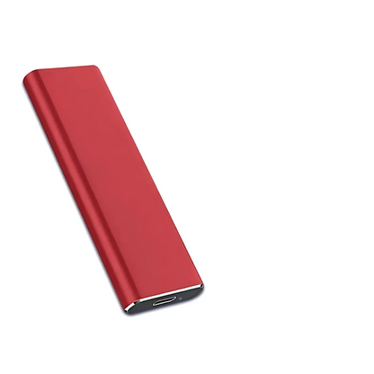 Disque Dur Externe SSD 4 To USB 3.1 Type-C – Stockage Portable Ultra Mince Disque dur Electro Paris Rouge 4 TB