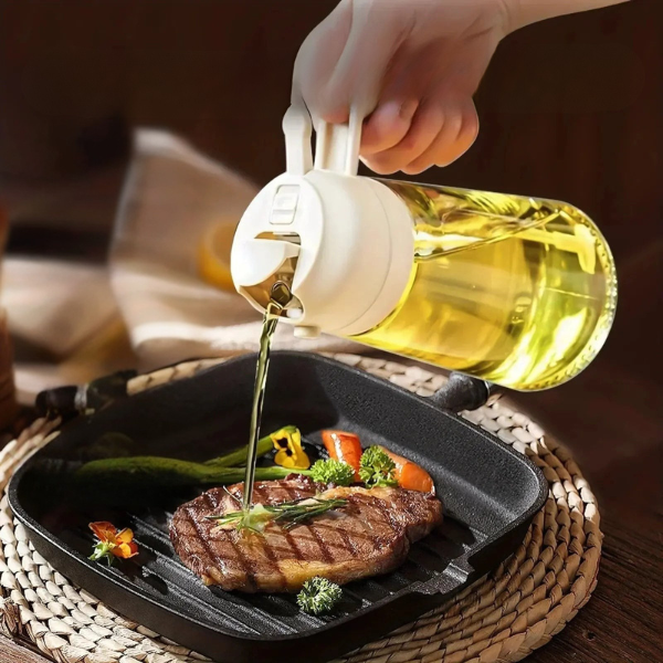 Distributeur d’Huile 2-en-1 – Pratique et Élégant 470 ml Electro Paris