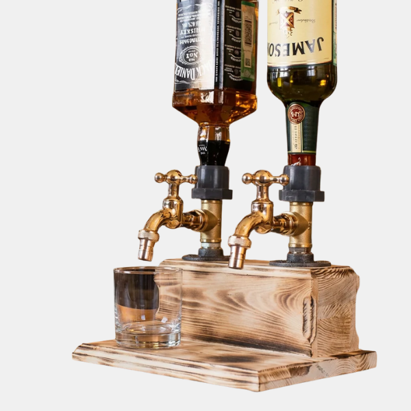 Distributeur de Boissons en Bois – Accessoire Bar en Bois Massif Electro Paris B