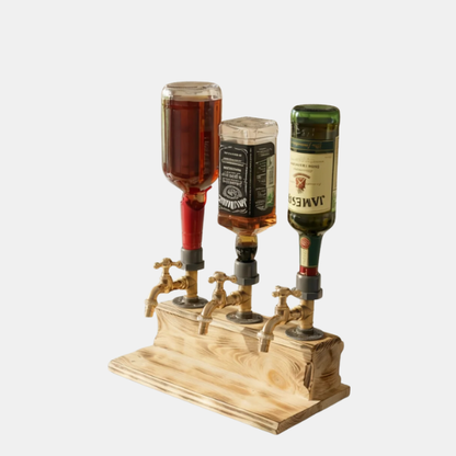 Distributeur de Boissons en Bois – Accessoire Bar en Bois Massif Electro Paris C