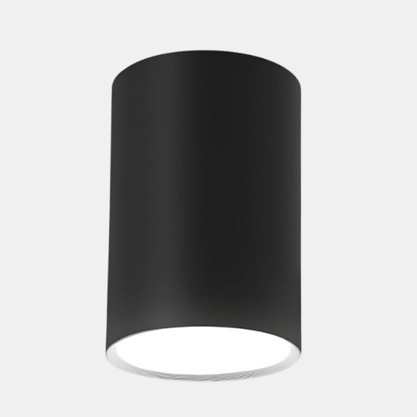 Downlight LED Moderne en Aluminium – Spot monté en surface Luminaires de plafond Electro Paris Noir D7.5cm*H10cm(7W) Lumière Blanche