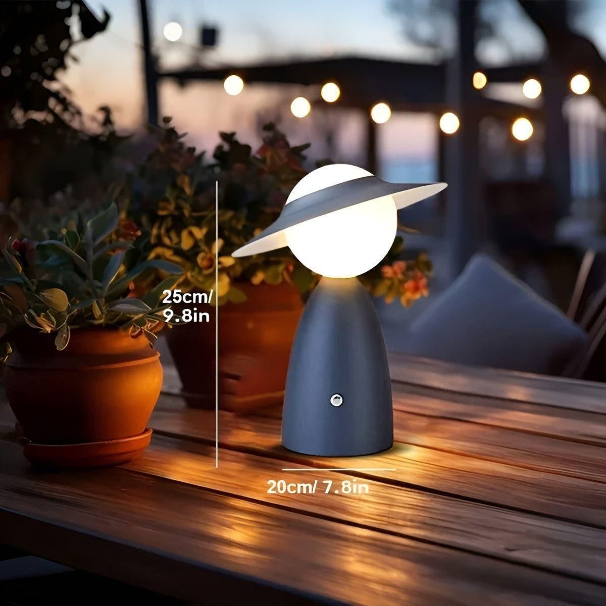 Lampe LightBeam Portable Avec Chargement Sans Fil Et Éclairage LED Pour Maison Table Lamp Electro Paris