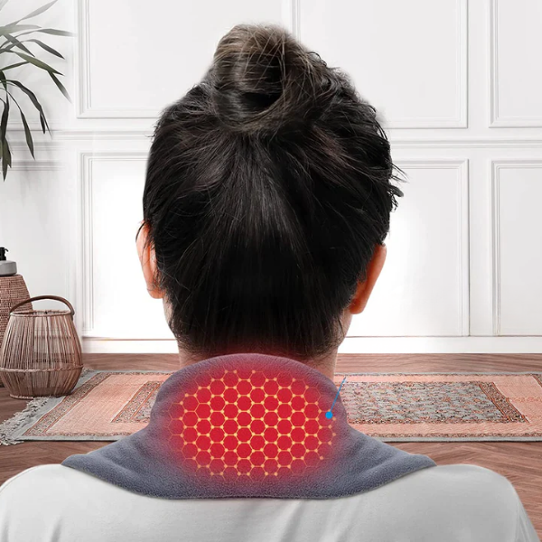Écharpe Chauffante Intelligente USB – Chaleur Rechargeable & Confort Thermique Heated Neck Scarf Electro Paris