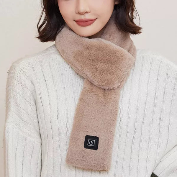 Écharpe Chauffante en Polaire Douce – Cache-cou USB pour l'Hiver Écharpes Electro Paris