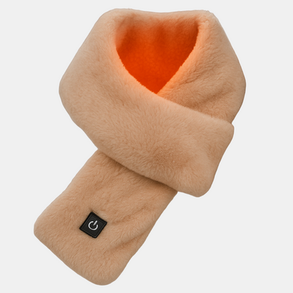 Écharpe Chauffante en Polaire Douce – Cache-cou USB pour l'Hiver Écharpes Electro Paris Beige