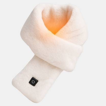 Écharpe Chauffante en Polaire Douce – Cache-cou USB pour l'Hiver Écharpes Electro Paris Blanc laiteux