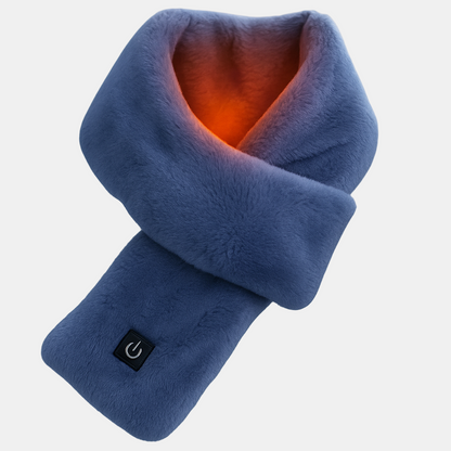 Écharpe Chauffante en Polaire Douce – Cache-cou USB pour l'Hiver Écharpes Electro Paris Bleu