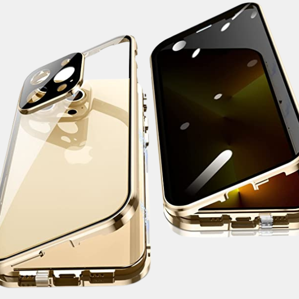 Éclat Protecteur – Coque iPhone en Verre Trempé Electro Paris iPhone 13 Or