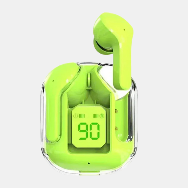 Écouteurs Bluetooth Sans Fil HiFi Premium – Transparence et Son Cristallin Earphone Electro Paris Vert