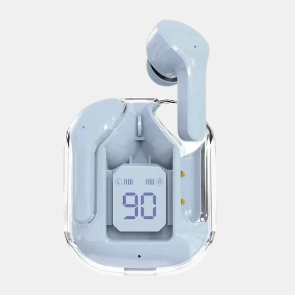 Écouteurs Bluetooth Sans Fil HiFi Premium – Transparence et Son Cristallin Earphone Electro Paris Bleu