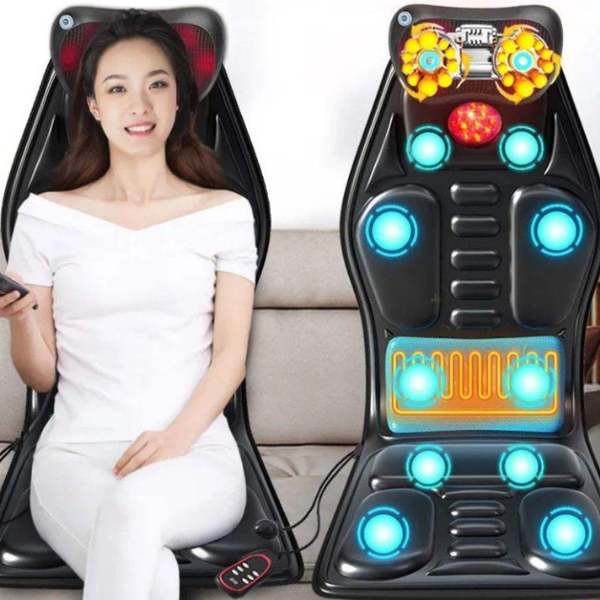 Masseur Intégral du Dos – Pétrissage Profond avec Thérapie Chauffante Apaisante Full Back Massager With Heat Electro Paris