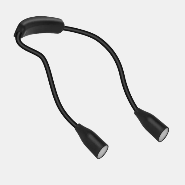 Lampe de Cou à LED – Flexible, Rechargeable par USB & Éclairage Personnalisable Lighting Electro Paris Noir