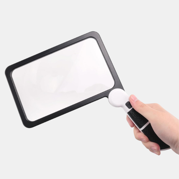 Loupe Portable à LED – Lumière Réglable & Parfaite pour la Lecture Magnifier Electro Paris