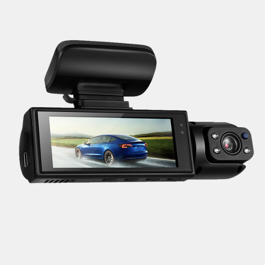 Caméra Dash Full HD – Système d’Enregistrement de Sécurité à Double Objectif Dashcam Electro Paris