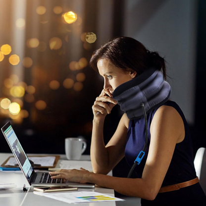 Oreiller Gonflable Pour étirer la Nuque – Soutien Cervical Avec Pompe Brace Electro Paris