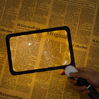 Loupe Portable à LED – Lumière Réglable & Parfaite pour la Lecture Magnifier Electro Paris