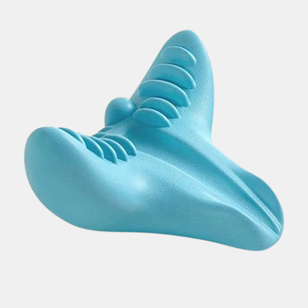 Oreiller de Massage Ergonomique Pour la Nuque – Soulagement Profond Grâce à la Chaleur et à la thérapie par pulsations Massager Electro Paris Bleue